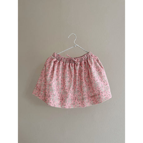 Lalaby Pink Flower Cord Dagmar Kjol