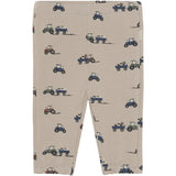 Minymo Feather Gray Byxor Aop Sweat