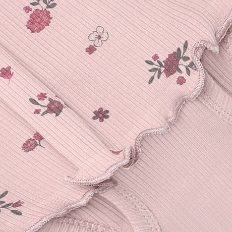Minymo Fawn Body Klänning Ls Aop Rib