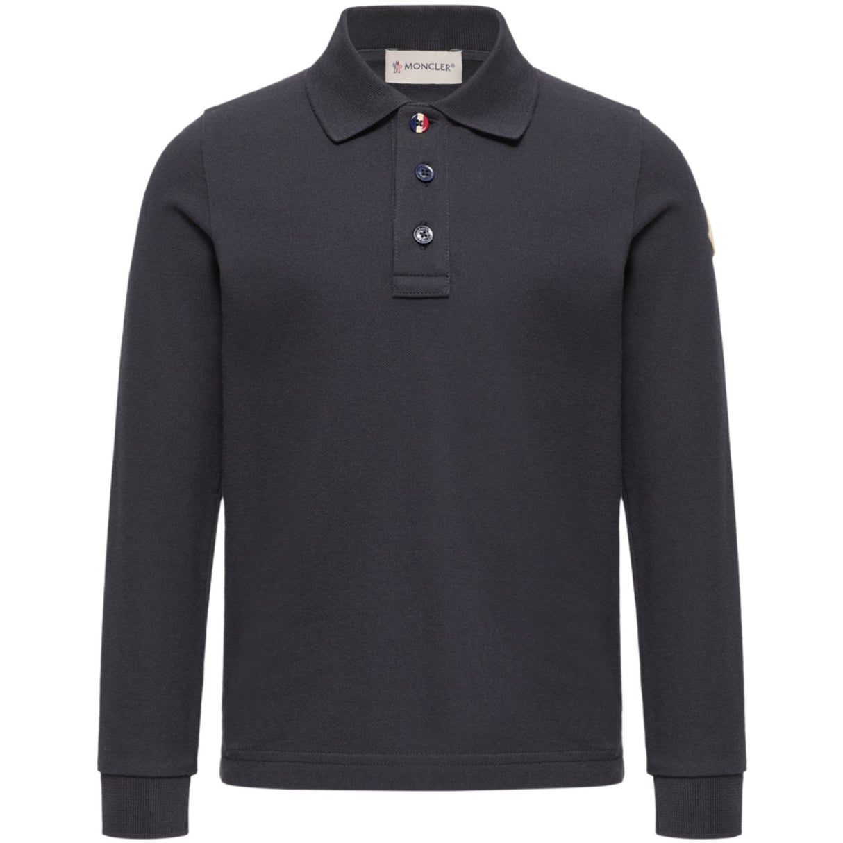 Moncler Navy Ls Pikétröja