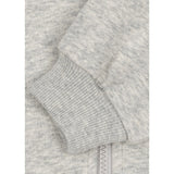 Konges Sløjd Grey Melange Lou Sweat Zip Huva Gots