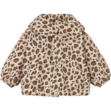 TinyCottons Dark Vanilla Animal Print Baby Quiltad Jacka