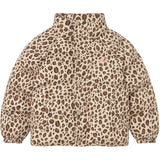 TinyCottons Dark Vanilla Animal Print Kort Quiltad Jacka