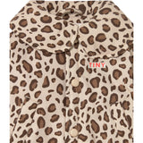 TinyCottons Dark Vanilla Animal Print Baby Quiltad Jacka