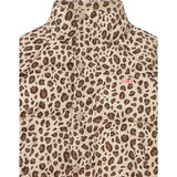 TinyCottons Dark Vanilla Animal Print Kort Quiltad Jacka