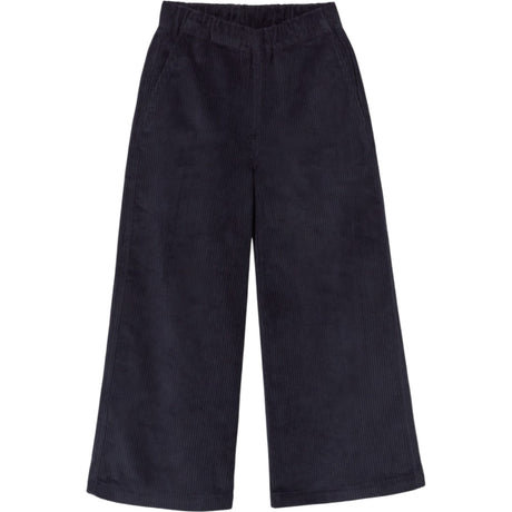 TinyCottons Light Navy Solid Corduroy Byxor