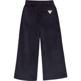 TinyCottons Light Navy Solid Corduroy Byxor