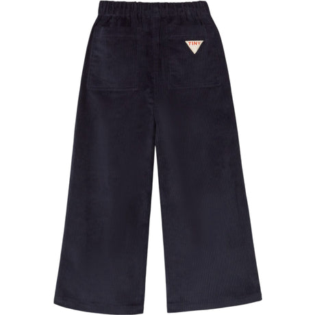 TinyCottons Light Navy Solid Corduroy Byxor