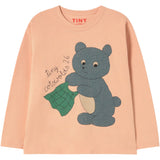 TinyCottons Dark Nude Björn Graphic Sleeve Tee