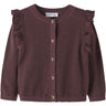 Name It Wild Ginger Tone In Tone Lurex Nmfabinne Ls Stickad Card Noos