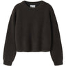 Name It Chocolate Plum Nkfholly Ls Boxy Kort Stickad Noos