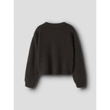 Name It Chocolate Plum Nkfholly Ls Boxy Kort Stickad Noos