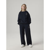 Name It Black Antique White Print Nkfria Wide Sweat Byxor Bru Noos