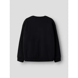 Name It Black Antique White Print Nkfria Ls Rlx Sweat Bru Noos