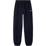 Name It Dark Sapphire Bright White Print Nkmrio Rlx Sweat Byxor Bru Noos
