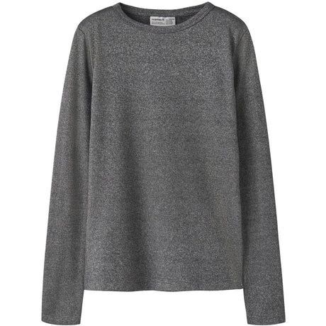 Name It Black Silver Lurex Nkfnayla Ls Topp