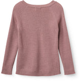 COPENHAGEN COLORS Winter Rose Merino Classic Rib Blus