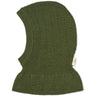 COPENHAGEN COLORS Dk Green Merino Rib Stickad Elefanthatt