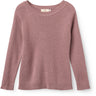 COPENHAGEN COLORS Winter Rose Merino Classic Rib Blus
