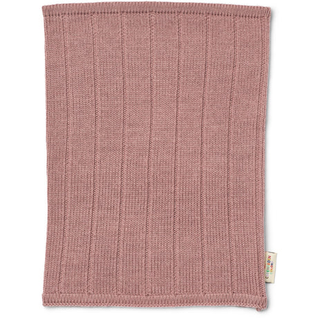 COPENHAGEN COLORS Winter Rose Rib Stickad Tube Halsduk I Merino Ull