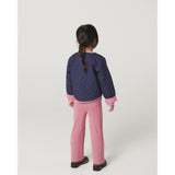 COPENHAGEN COLORS Blossom Pink Merino Wide Rib Byxor