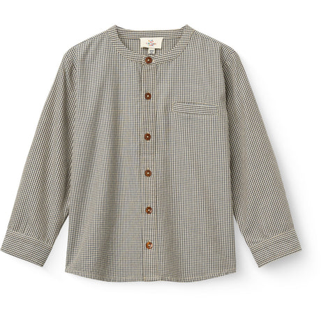 COPENHAGEN COLORS Endless Sky/ Brown Check Comb Check Skjorta M/ Placket
