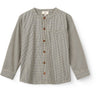 COPENHAGEN COLORS Endless Sky/ Brown Check Comb Check Skjorta M/ Placket
