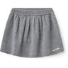 COPENHAGEN COLORS Grey Mel. Cashmere Kjol M/ Emb.