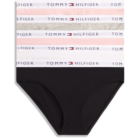 Tommy Hilfiger Grey Htr/ Pink/White/Black-Beige 5-Pack Bomull Bikini