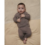 COPENHAGEN COLORS Natural Melange Merino Pattern Baby Leggings