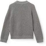 COPENHAGEN COLORS Grey Mel. Stickad Classic Rib Sweater