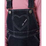 COPENHAGEN COLORS Raw Denim Organic Denim Spencer Klänning M/ Heart Lomme