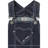 COPENHAGEN COLORS Raw Denim Organic Denim Spencer Klänning M/ Heart Lomme