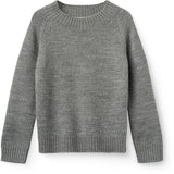 COPENHAGEN COLORS Grey Mel. Pull Över M/ Sköldpadda Neck