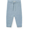 COPENHAGEN COLORS Dusty Blue Merino Pattern Baby Leggings