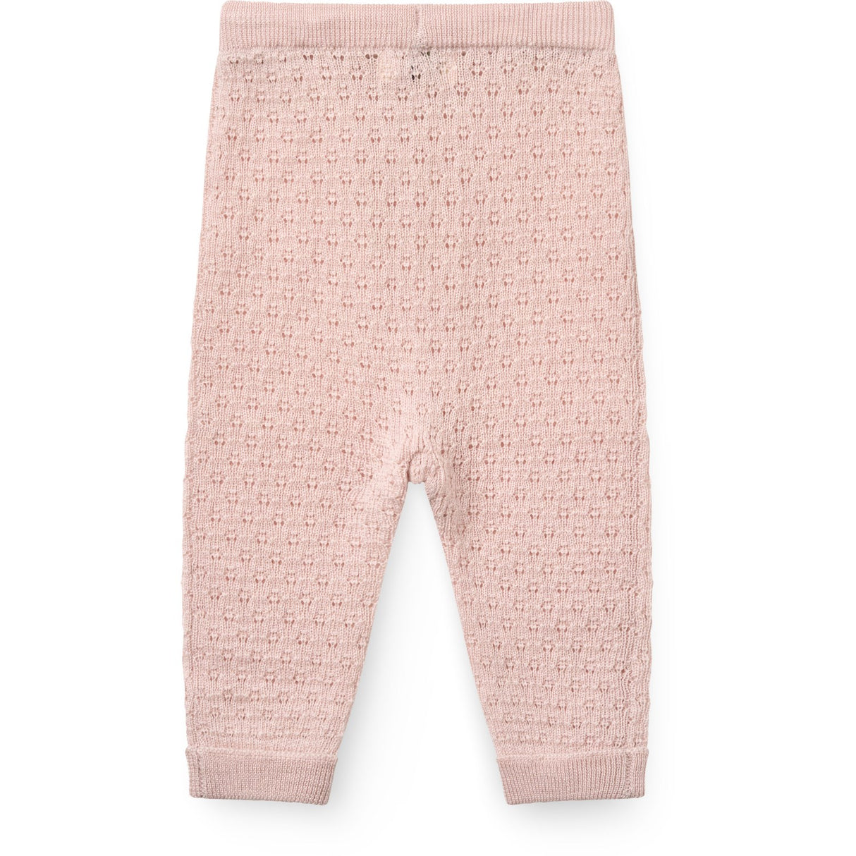 COPENHAGEN COLORS Soft Pink Merino Pattern Baby Leggings