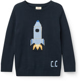 COPENHAGEN COLORS Navy Rocket Comb. Sweater M/ Icon