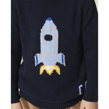 COPENHAGEN COLORS Navy Rocket Comb. Sweater M/ Icon