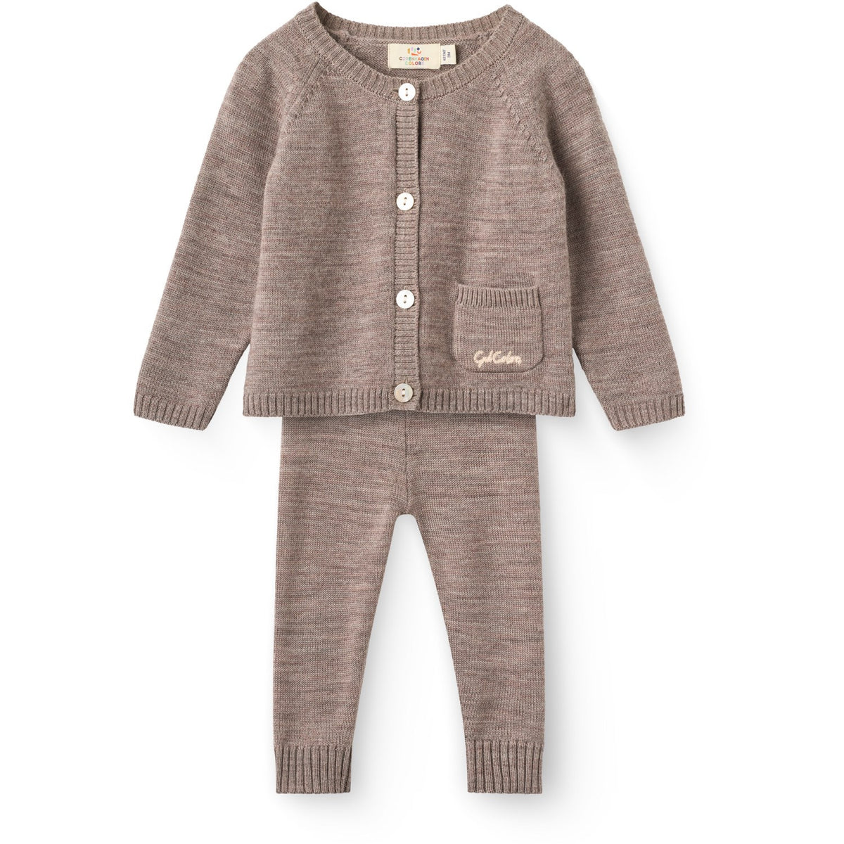 COPENHAGEN COLORS Natural Melange Classic Merino Baby Sett