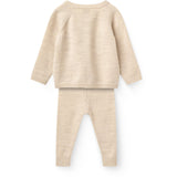 COPENHAGEN COLORS Pale Cream Melange Classic Merino Baby Sett