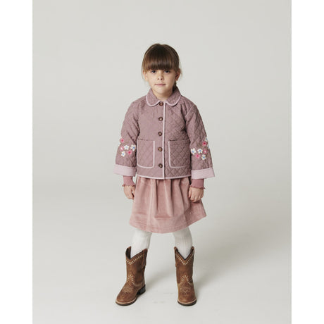 COPENHAGEN COLORS Winter Rose Corduroy Kjol