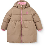 COPENHAGEN COLORS Walnut Puffer Long Frill Jacka M/ Teddy Lining