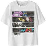 Name It Bright White Nkmamos Fortnite Ss Nreg Topp Box Vde