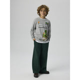 Name It Grey Melange Nkmar Minecraft Ls Nreg Topp Box Noos Bfu