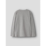 Name It Grey Melange Nkmar Minecraft Ls Nreg Topp Box Noos Bfu
