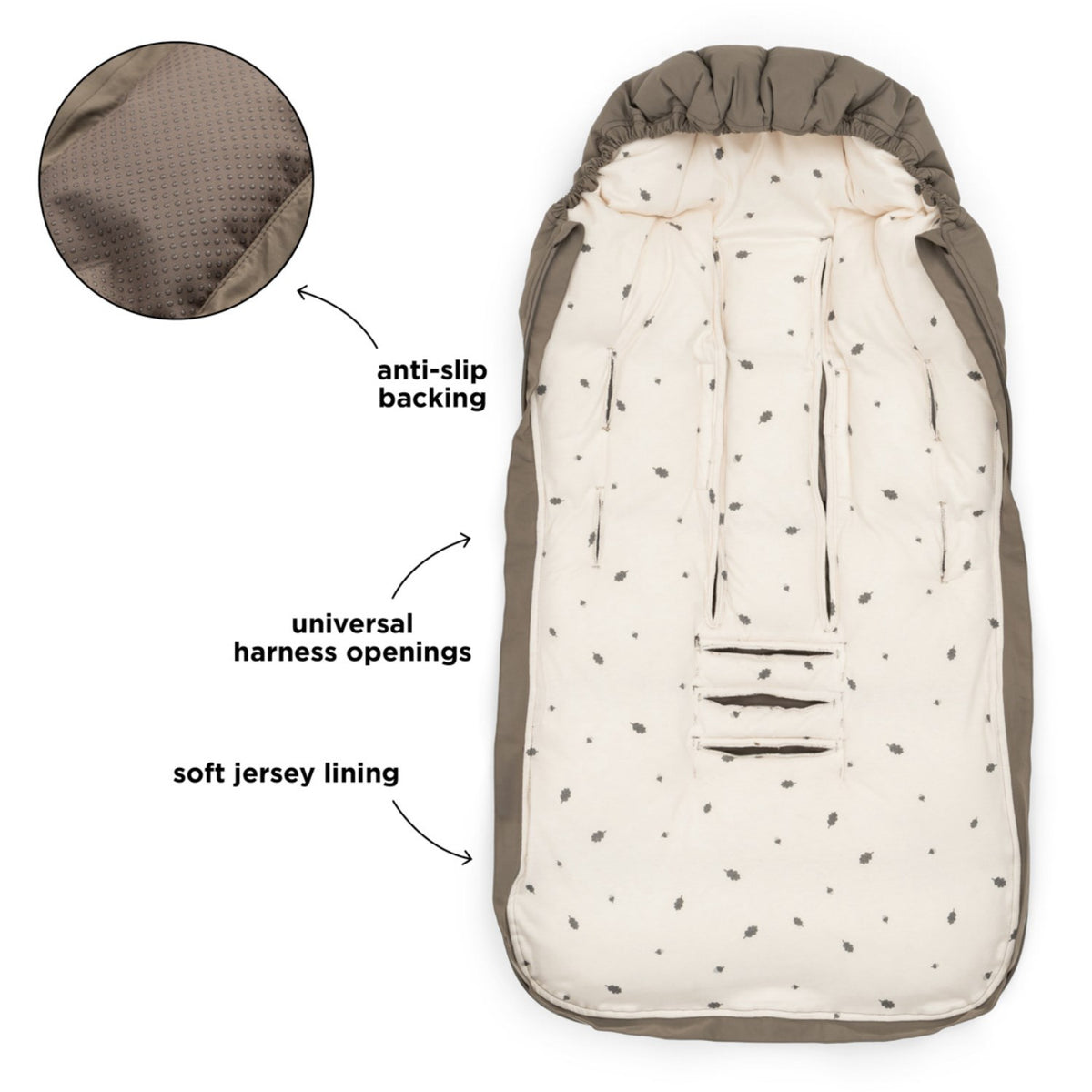 DonebyDeer Taupe Åkpåse Winter