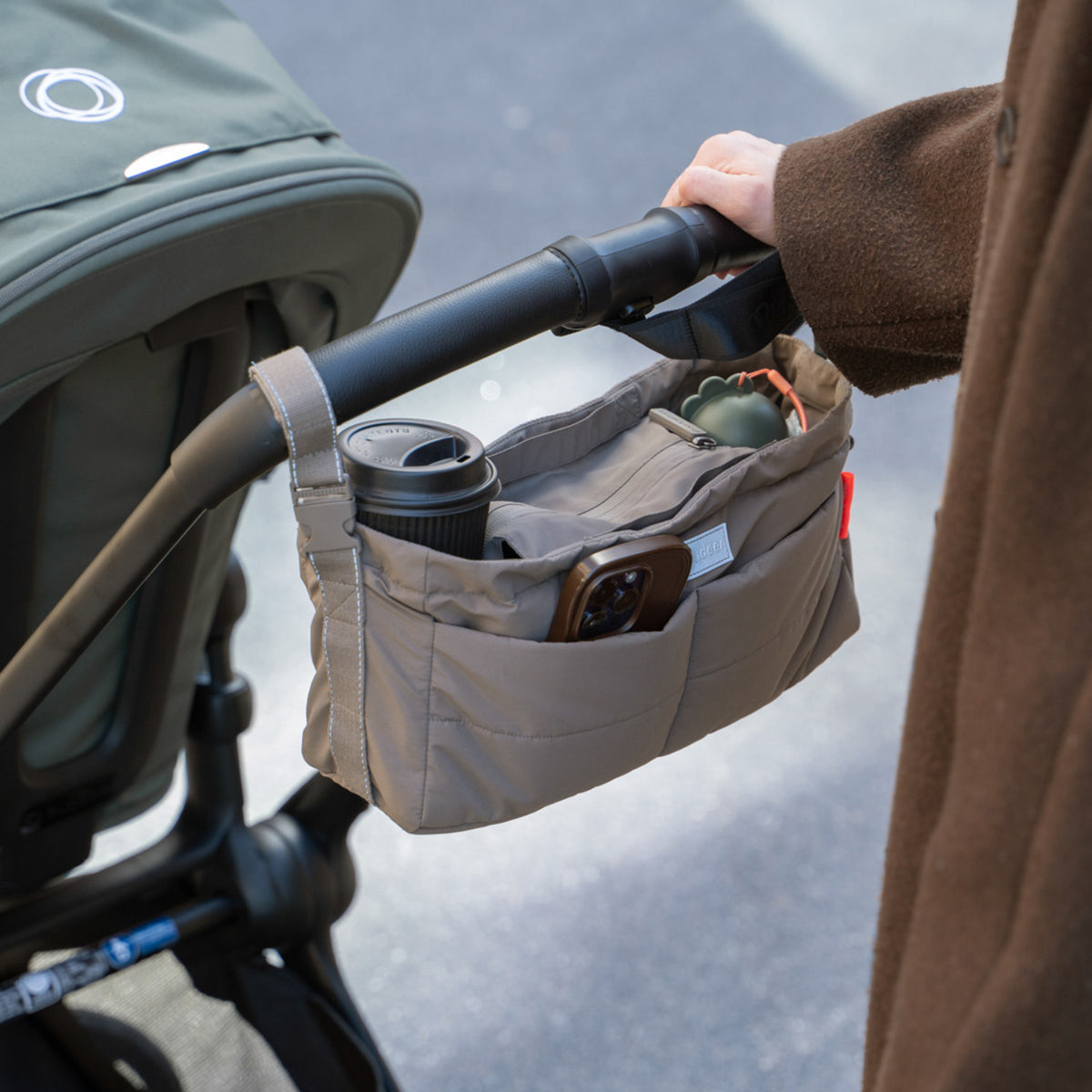 DonebyDeer Black Stroller Organiser
