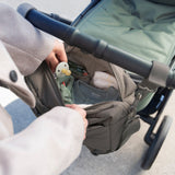 DonebyDeer Taupe Quiltad Stroller Väska