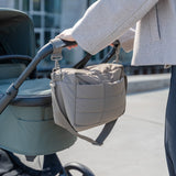 DonebyDeer Taupe Quiltad Stroller Väska