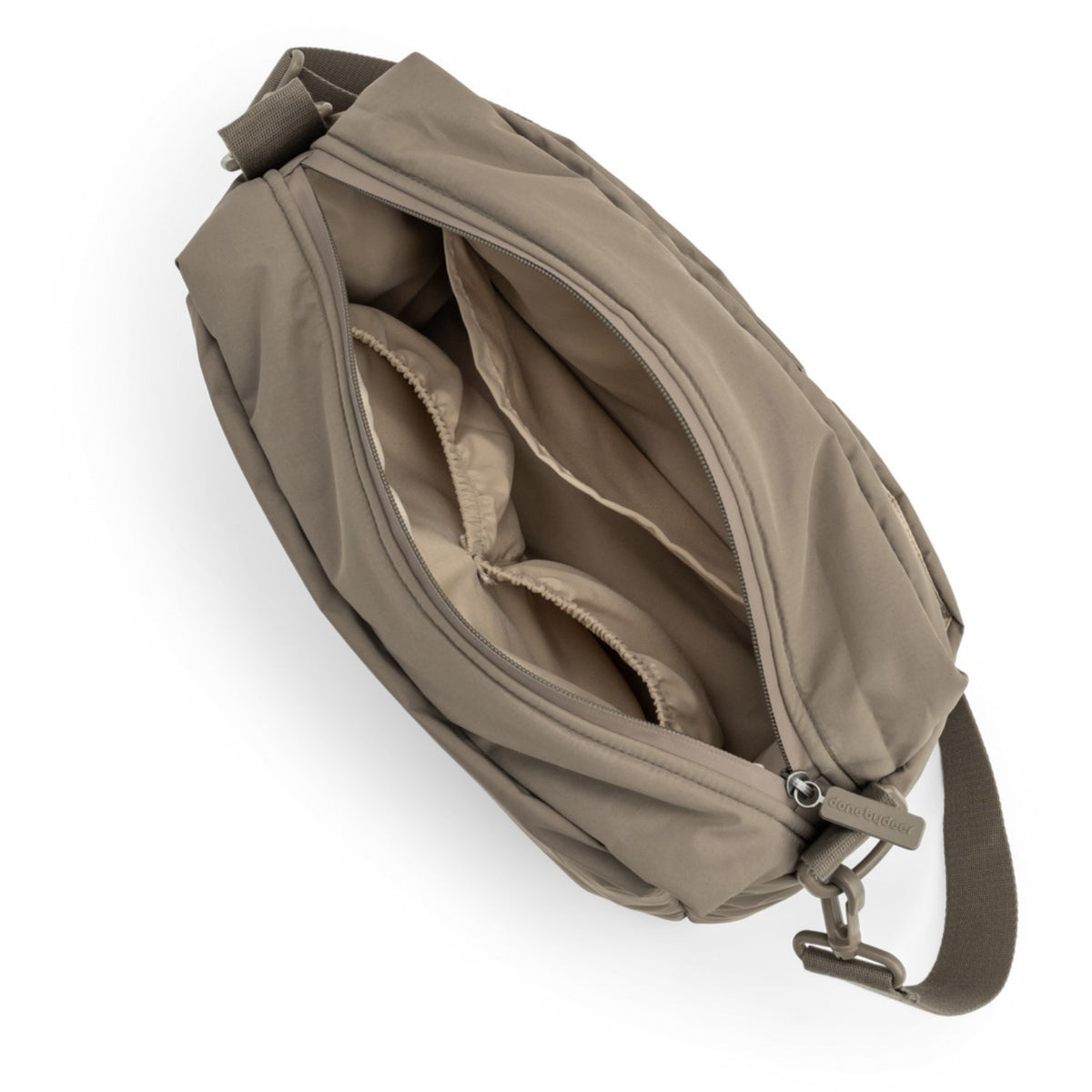DonebyDeer Taupe Quiltad Stroller Väska